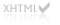 XHTML Valid